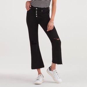 7 For all Mankind Wide Leg Cropped Ali Destroy